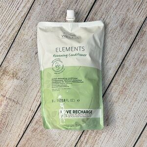 NWOT WELLA Elements Renewing Conditioner Instant Detangling refill 33.8 oz (1L)